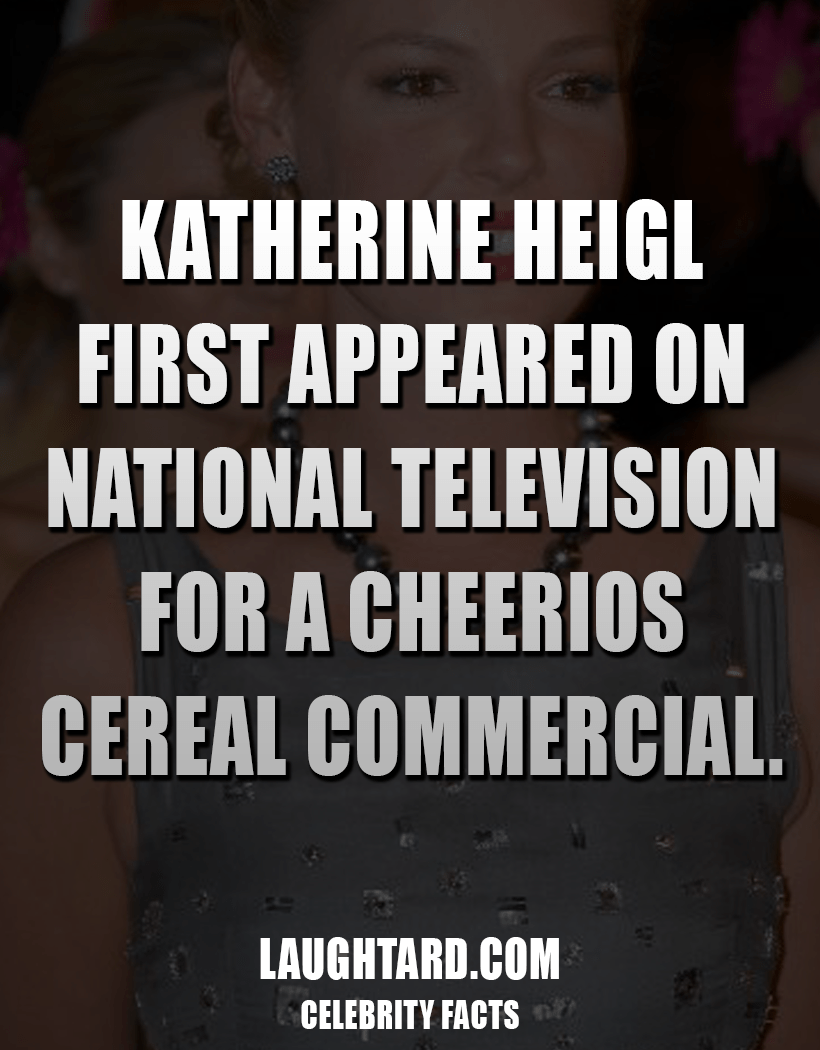 Fact About Katherine Heigl First TV Appearance